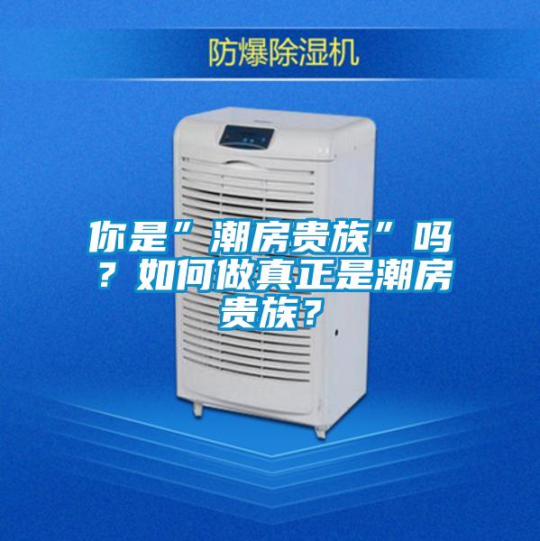 你是”潮房貴族”嗎？如何做真正是潮房貴族？