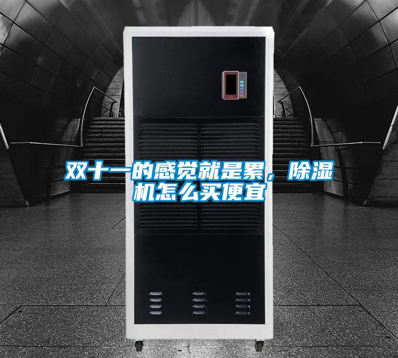 雙十一的感覺就是累，除濕機怎么買便宜