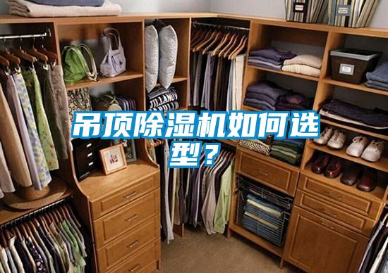 吊頂除濕機如何選型？