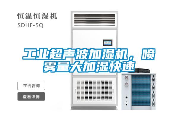 工業(yè)超聲波加濕機(jī),噴霧量大加濕快速