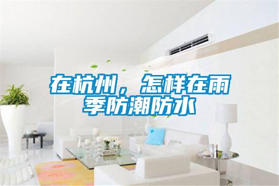 在杭州，怎樣在雨季防潮防水
