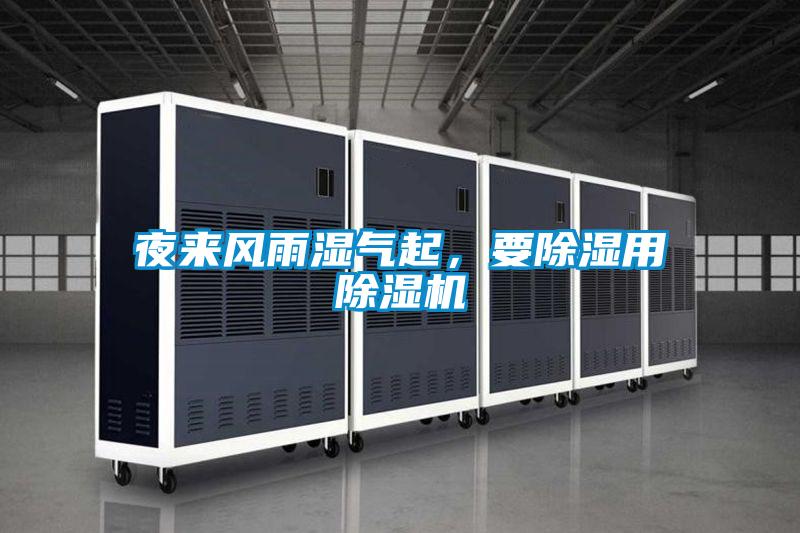夜來風(fēng)雨濕氣起，要除濕用除濕機