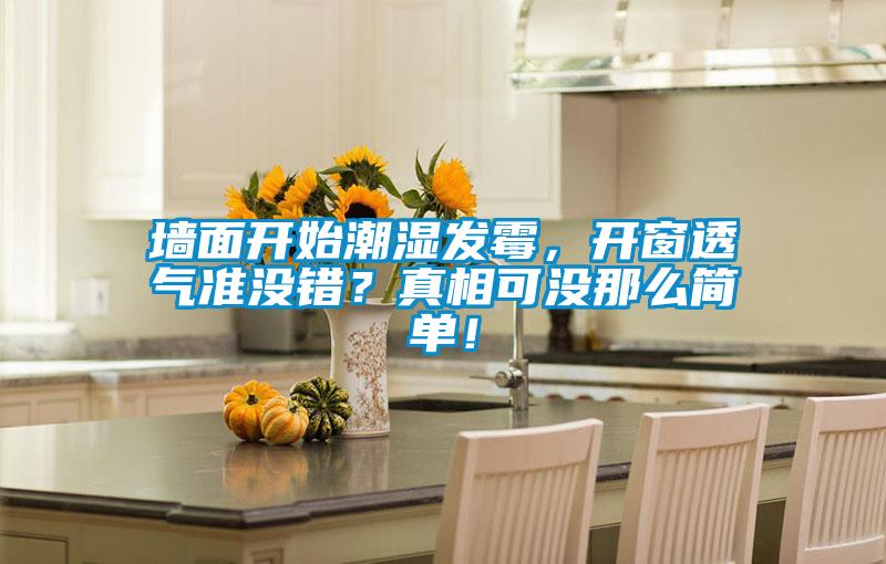 墻面開始潮濕發(fā)霉，開窗透氣準(zhǔn)沒錯(cuò)？真相可沒那么簡單！