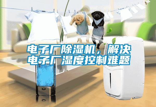 電子廠除濕機，解決電子廠濕度控制難題