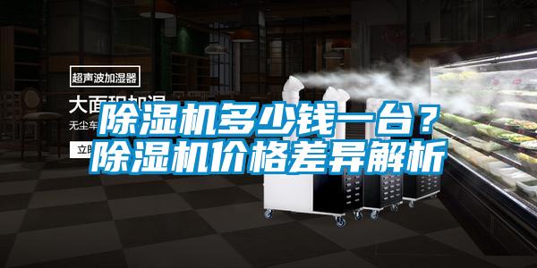 除濕機多少錢一臺？除濕機價格差異解析