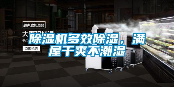除濕機多效除濕，滿屋干爽不潮濕