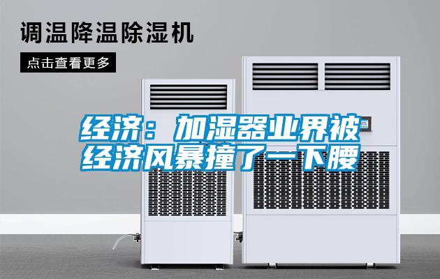 經(jīng)濟(jì):加濕器業(yè)界被經(jīng)濟(jì)風(fēng)暴撞了一下腰