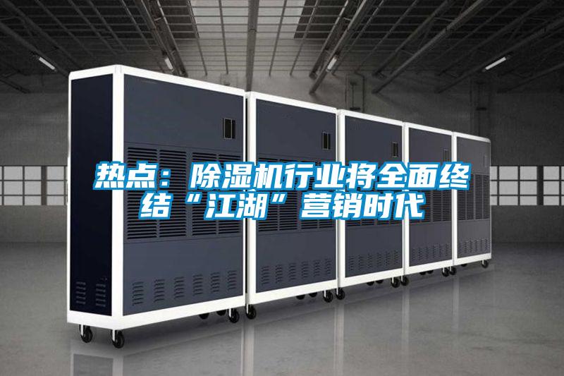 熱點(diǎn):除濕機(jī)行業(yè)將全面終結(jié)“江湖”營(yíng)銷時(shí)代