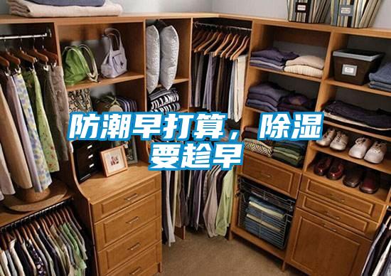 防潮早打算，除濕要趁早