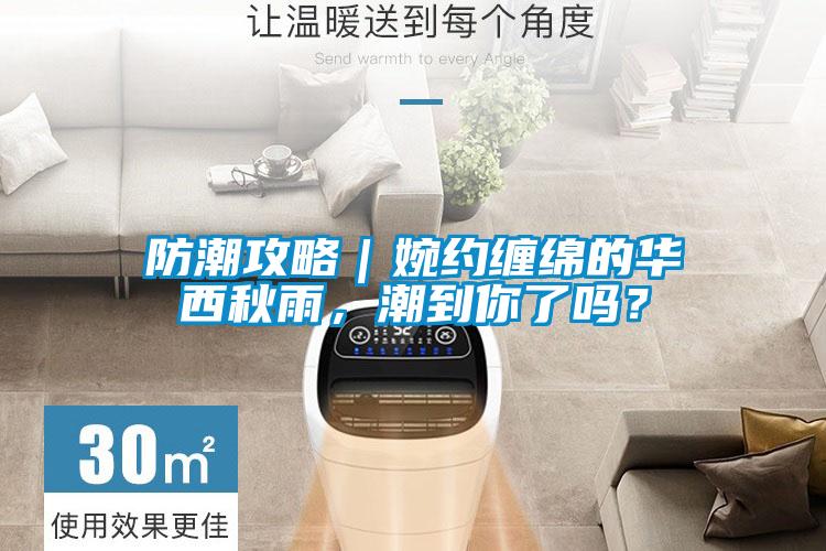 防潮攻略｜婉約纏綿的華西秋雨，潮到你了嗎？