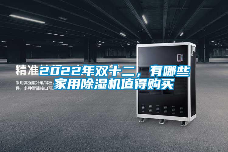 2022年雙十二，有哪些家用除濕機值得購買