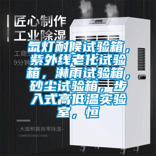 氙燈耐候試驗箱，紫外線老化試驗箱，淋雨試驗箱，砂塵試驗箱，步入式高低溫實驗室，恒