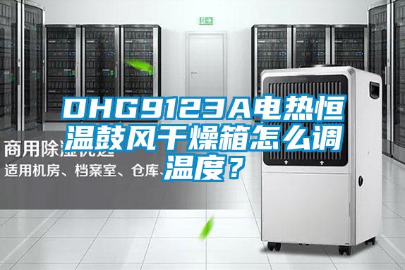 DHG9123A電熱恒溫鼓風(fēng)干燥箱怎么調(diào)溫度?