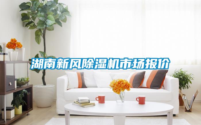 湖南新風(fēng)除濕機市場報價