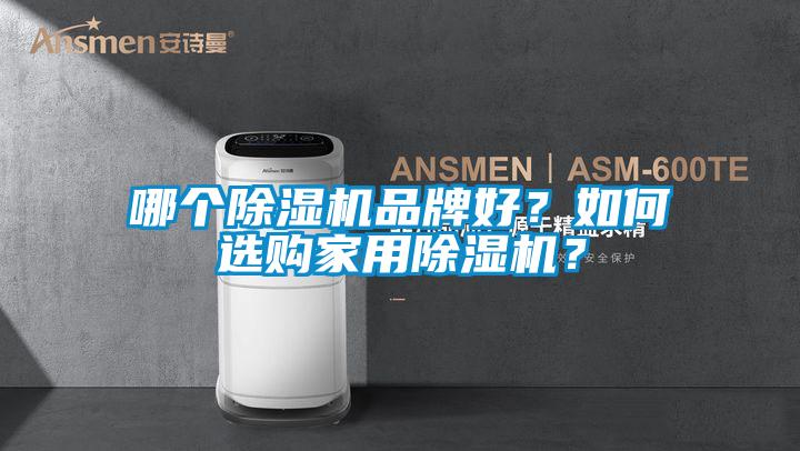 哪個除濕機品牌好？如何選購家用除濕機？