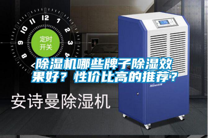 除濕機哪些牌子除濕效果好？性價比高的推薦？