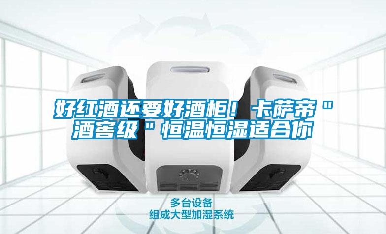 好紅酒還要好酒柜！卡薩帝＂酒窖級＂恒溫恒濕適合你