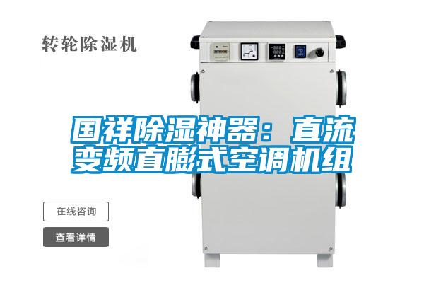 國(guó)祥除濕神器:直流變頻直膨式空調(diào)機(jī)組