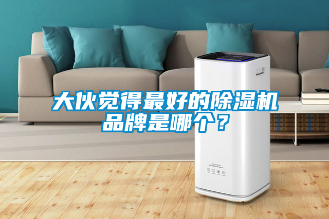 大伙覺得最好的除濕機品牌是哪個？