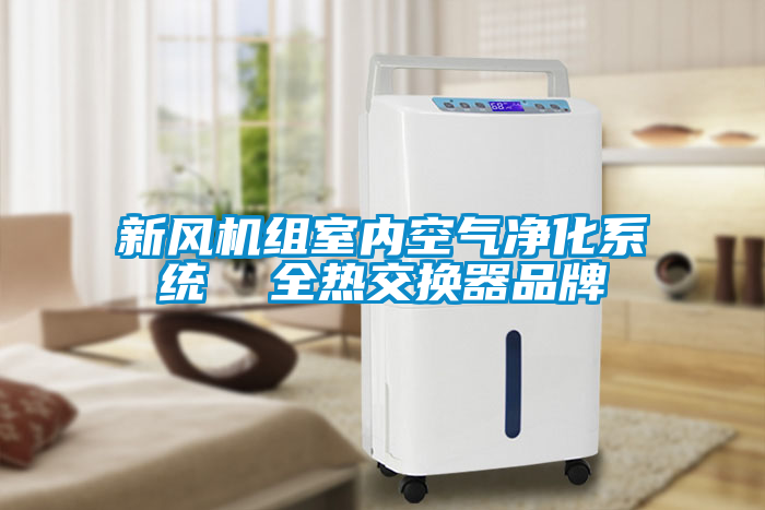 新風機組室內空氣凈化系統(tǒng) 全熱交換器品牌
