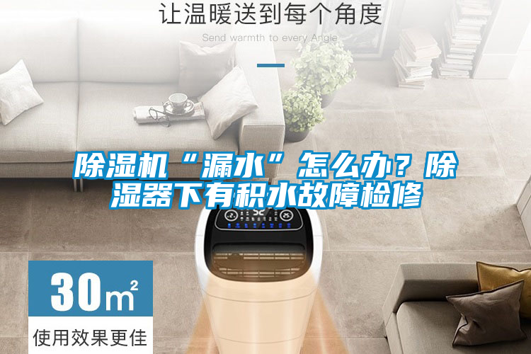 除濕機(jī)“漏水”怎么辦?除濕器下有積水故障檢修
