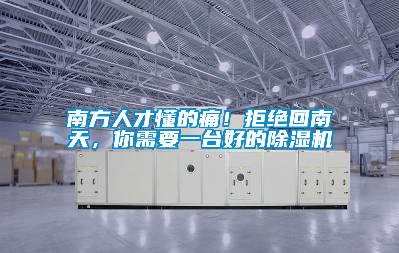 南方人才懂的痛！拒絕回南天，你需要一臺好的除濕機