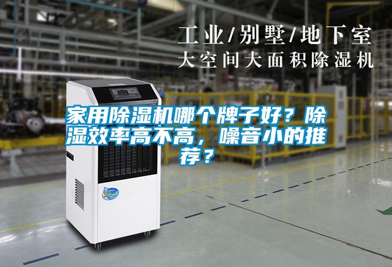 家用除濕機哪個牌子好？除濕效率高不高，噪音小的推薦？