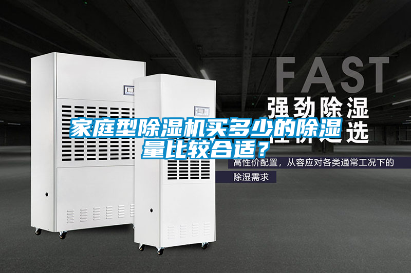 家庭型除濕機買多少的除濕量比較合適？