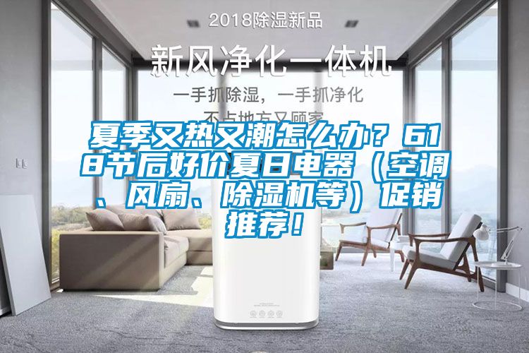 夏季又熱又潮怎么辦？618節(jié)后好價夏日電器（空調(diào)、風扇、除濕機等）促銷推薦！