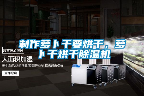 制作蘿卜干要烘干，蘿卜干烘干除濕機