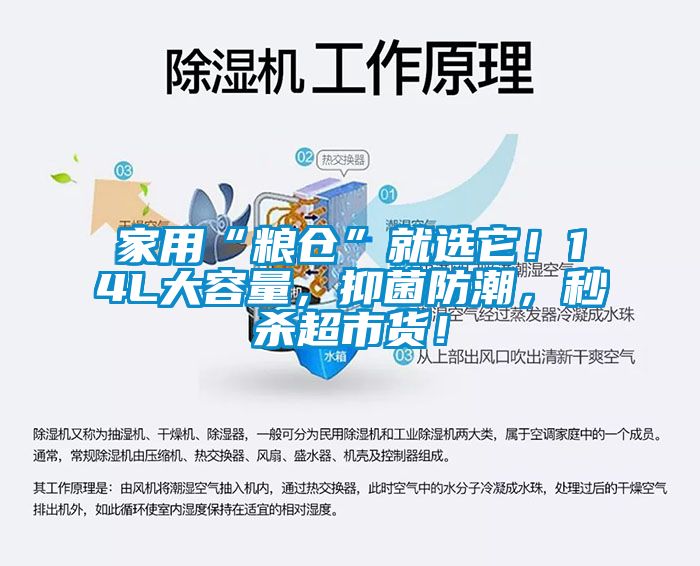 家用“糧倉”就選它！14L大容量，抑菌防潮，秒殺超市貨！