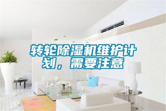 轉(zhuǎn)輪除濕機(jī)維護(hù)計(jì)劃,需要注意