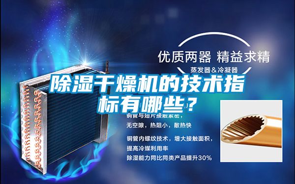 除濕干燥機(jī)的技術(shù)指標(biāo)有哪些？